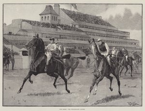 Derbyt, den preliminära galoppen